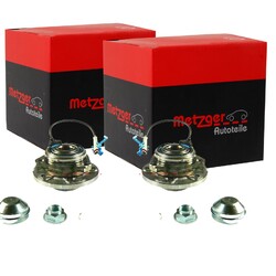 2X METZGER RADLAGER-SATZ VORNE PASSEND FÜR OPEL ASTRA ZAFIRA LINKS+RECHTS | WM