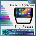 10.1" 2DIN Autoradio Android 13,0 GPS Nav für VW Jetta VI 2011-2018 WIFI 2+64GB