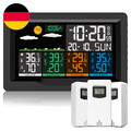 Wetterstation Funk Mit Außensensor, Multifunktionale Wetterstation Funk Mit 3 Au