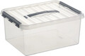 Sunware Box für Regalsystem Q-Line 15 l transparent/metallic 40 x 30 x 18 cm