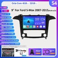 8-Kern Android 13 Autoradio Für Ford S-Max 2007-2015 GPS Navi DSP CarPlay 4G LTE