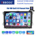 9" Autoradio KAM Android 13 Carplay GPS 4+64G für VW GOLF 5 6 Passat Touran EOS