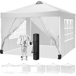 Pavillon 3x3/3x4,5/3x6m Faltpavillon Pop Up Partyzelt Gartenzelt UV Schutz DHL~