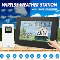 Wetterstation Kabellos Farbdisplay Außensensor Empfangssignal Uhr Wecker