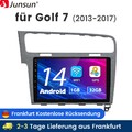1+32G Android14 CarPlay Autoradio GPS Navi Für VW Golf 7 VII MK7 2012-017 Silber