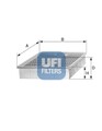 UFI Luftfilter 30.929.00 Filtereinsatz für KLASSE PUCH W124 W463 S124 MODELL 124
