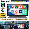 DAB+ 64G Android 14 Autoradio Apple Carplay GPS Navi für Skoda Fabia II 2007-13