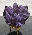 Großer Amethyst Kristall Cluster Mineral Geode Druzy Präparat Heilkristall 