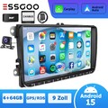 Für VW GOLF 5 6 Tiguan Touran DAB+ 4+64G Android15 Autoradio CahtGPT Carplay KAM