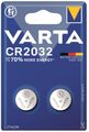 10x Varta 2er Lithium Knopfzellen 3V CR2032 Knopfbatterie Blister