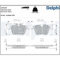 DELPHI LP3167 Bremsbelagsatz, Scheibenbremse für JAGUAR LAND ROVER VOLVO