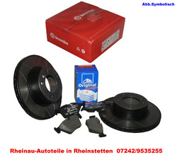 Brembo Max Bremsscheiben+ATE Ceramic-SET-VA- OPEL ASTRA G,H,CORSA,ZAFIRA,MERIVA