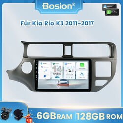 ★6+128GB★ Android 14 Autoradio Stereo GPS Navi Carplay Für Kia Rio K3 2011-2017