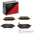 MAXGEAR BREMSBELÄGE SATZ HINTERACHSE PASSEND FÜR INFINITI EX G M Q50 Q60 Q70