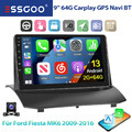 Android 14 Autoradio GPS Nav WIFI Apple CarPlay FM KAM Für Ford Fiesta 2009-2014