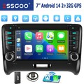 Für Audi TT MK2 8J 2006-2014 DAB+ 2+32G Autoradio Carplay Android 14 GPS WIFI BT