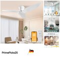 Deckenventilator mit Beleuchtung 100cm Fernbedienung dimmbar leise 6 Geschwin...