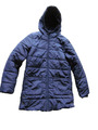 Steppmantel Größe 164 Blau mit Innenfutter, Kapuze, neuwertig