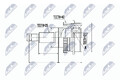 NTY Gelenksatz Antriebswelle NPZ-SU-013 für SUZUKI BALENO EG 16V SY416 4x4 GTX