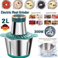 300W Küche Mixer Elektrisch Zwiebelschneider 2000ml Multi Gemüsezerkleinerer HOT
