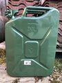 Benzinkanister Kraftstoffkanister Olivgrün 20 Liter Metall 
