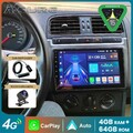 DAB+ Carplay 4+64G Android 15 Autoradio GPS +Kam für VW Polo 6R 6C 9N 2009-2018