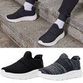 FitVille Slip On Sneaker Herren Turnschuhe Atmungsaktiv Bequem Walking Schuhe