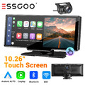 4K 10.26-Zoll Wireless Apple Carplay Android Auto Display  Vorne Rückfahrkamera