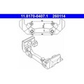 Halter Bremssattel ATE 11.8170-0407.1 für Mercedes-Benz Sprinter