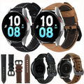 Echte Leder Armband für Samsung Huawei Amazfit Smartwatch Uhrenarmband 22mm 20mm