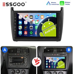 9" Für VW Polo 6R 6C 2009-2017 Autoradio Android14 Carplay GPS Navi 4+64GB BT FM
