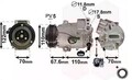 VAN WEZEL 3700K606 CVC6 Klimaanlage Klimakompressor PAG 46 R134a