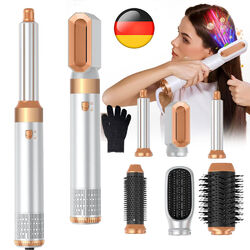 6 in 1 Haarstyler, Air Styler Set mit Warmluftbürste, Rundbürstenföhn, Airflow