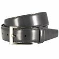 Rindledergürtel Herren dunkelgrau 35 mm / 120 cm lang kürzbar!! HGLI151 gr