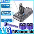 9000mAh Akku für Dyson V6 Animal DC58 DC59 DC61 DC62 SV03 SV04 AKKU +/- Filter