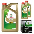 CASTROL Inspektionspaket 7 L EDGE Titanium 5W-30 LL für BMW 5er Touring 530d