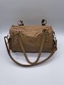 Damenhandtasche Schultertasche Tasche Umhängetasche - beige/sandfarben