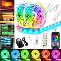 LED Band Streifen RGB Stripe Leiste Licht 5050 Wasserdicht Lichterkette Dimmbar