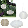 Große LED Solar Lampion-Laterne Hänge-Leuchte Lampions Partylaterne Hängelampe