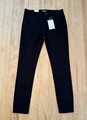 Neu Esprit Damen Stretch Mid Skinny Jeans Hose Mid Rise Gr. W29 L30 Schwarz