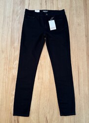 Neu Esprit Damen Stretch Mid Skinny Jeans Hose Mid Rise Gr. W29 L30 Schwarz