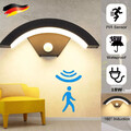 18W LED Wandlampe mit Bewegungsmelder IP65 Sensor Deko Außenleuchte Wandleuchte
