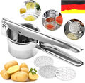 Kartoffelpresse Edelstahl Spätzlepresse Nudelpresse Spaghettieis Presse 3 In1 DE