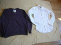 TOM TAILOR / Strickpullover / Größe M /V-Ausschnit,Hemd Weiß Gr.39/40 Neuwertig#