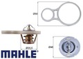 MAHLE TX25591 Thermostat für Kühlmittel Thermostat Kühlmittel 