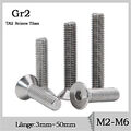 Titan GR2 Senkkopfschrauben M2 M2.5 M3 M4 M5 M6 DIN7991 Innensechskant Senkkopf