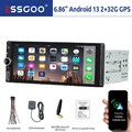 Android 13 2+32G Autoradio 1 DIN Apple Carplay GPS Navi RDS Bluetooth WIFI USB-C