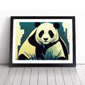 Wunderbarer Panda gerahmte Wandkunst Druck Poster Bild Wohnkultur Malerei
