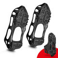 Schuhspikes Eis Schuh Krallen Antirutsch Schnee Schuhe Ice Gleitschutz Schwarz
