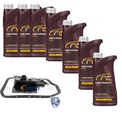 7 L MANNOL Dexron II Getriebeöl VAICO Getriebeölfilter für Lexus RX 350 AWD